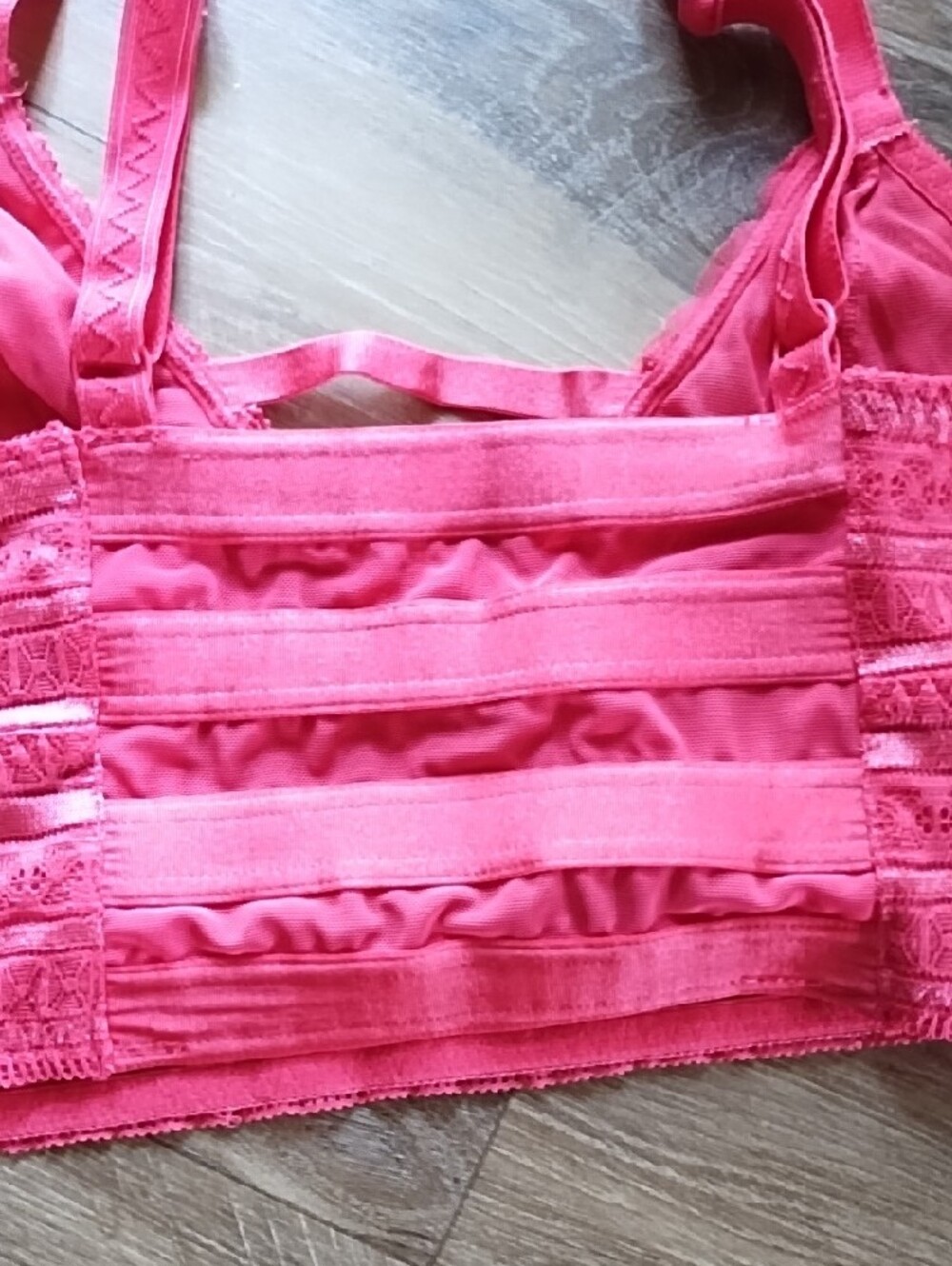 torrid Coral Lace Bralette with Strappy Front And Back - Picture 4 of 5